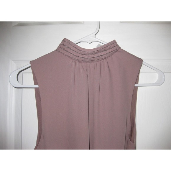 H&M Women's Dress Brown Size 4 Sleeveless Tie Waist Casual - Picture 2 of 16